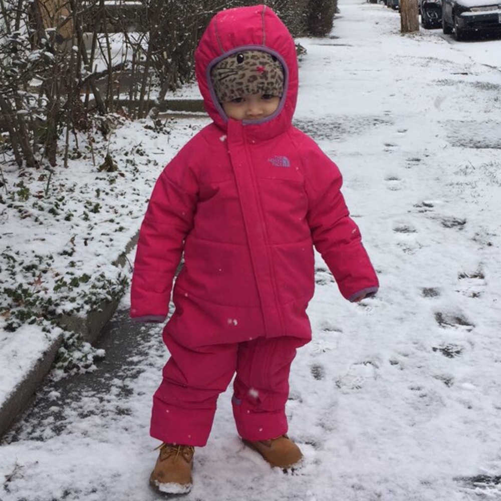 North face winter snowsuit